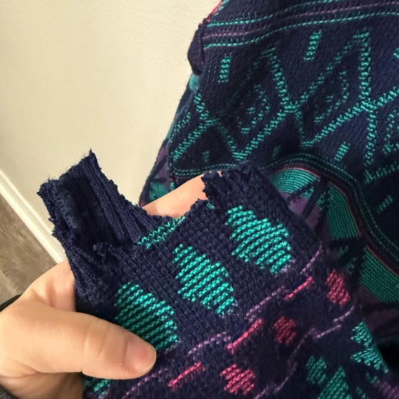 Colorful Geometric Pattern Sweater - Picture 4 of 4